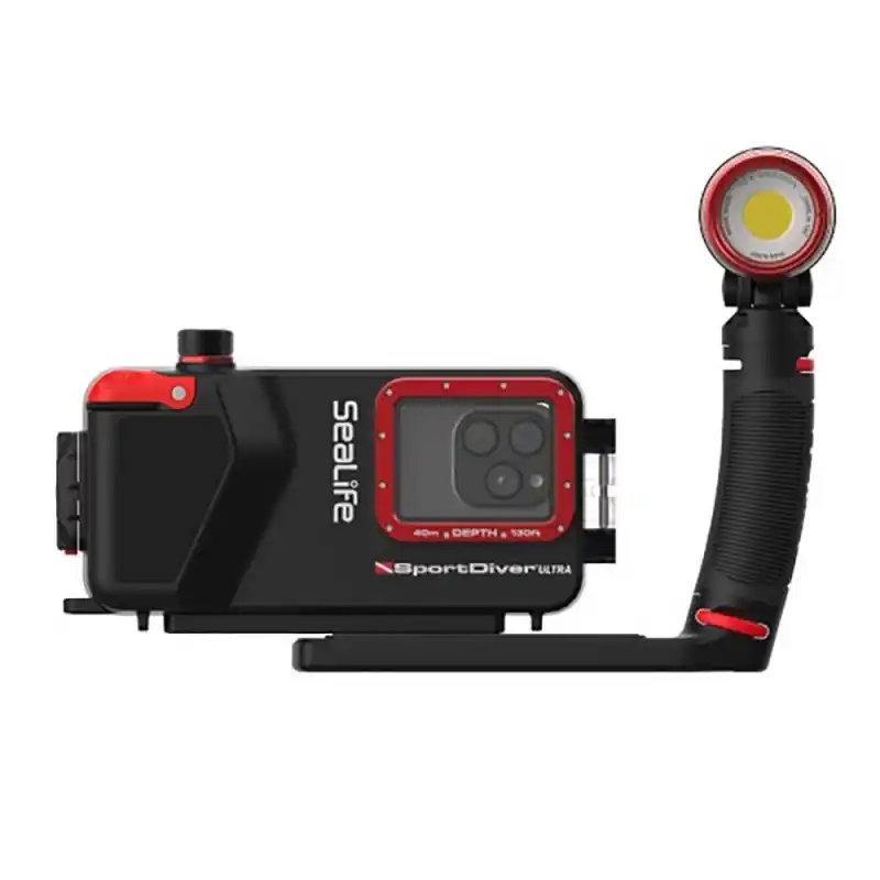 Mega-Angebot Sealife - Unterwassergehäuse für iPhone und Android - Sportdiver Ultra 2500F - Lampenset