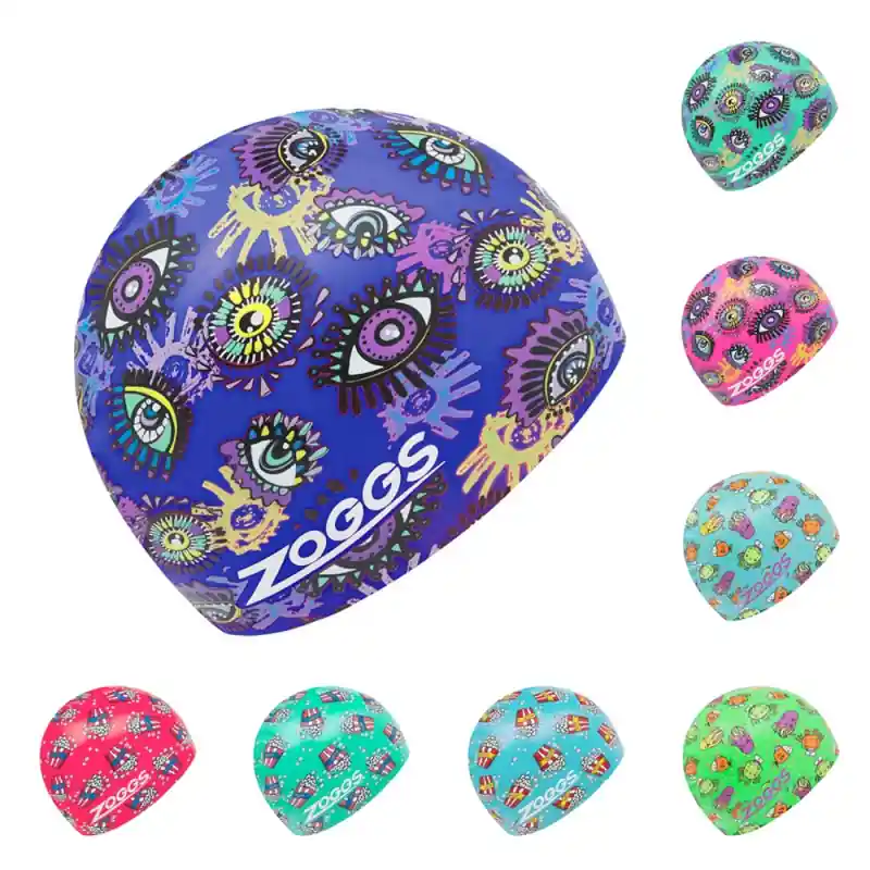 Zoggs - Silicone Printed Cap - Badekappe Letzte Chance