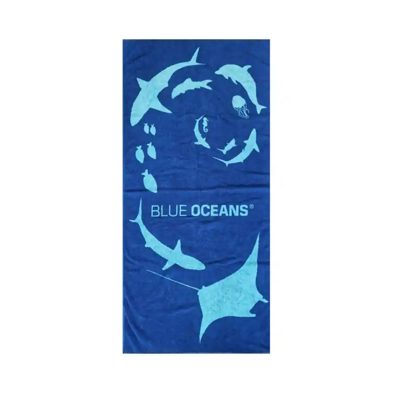 Mares - Blue Oceans - Strandhandtuch - 170cm x 80cm Ausverkauf