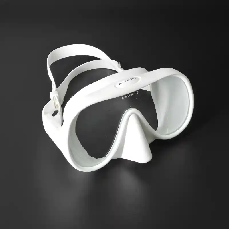 Aktuell Atlantis Single Glas Mask - Weiß/Weiß