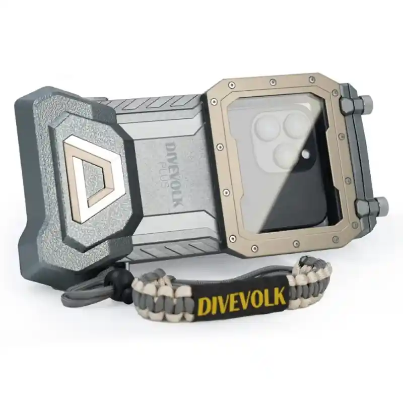 Markenprodukt Divevolk - SeaTouch 4 MAX Plus - Smartphonegehäuse - Silber