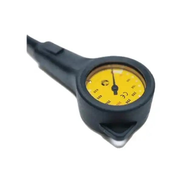 Markenprodukt Poseidon - Manometer mit Kevlar Schlauch