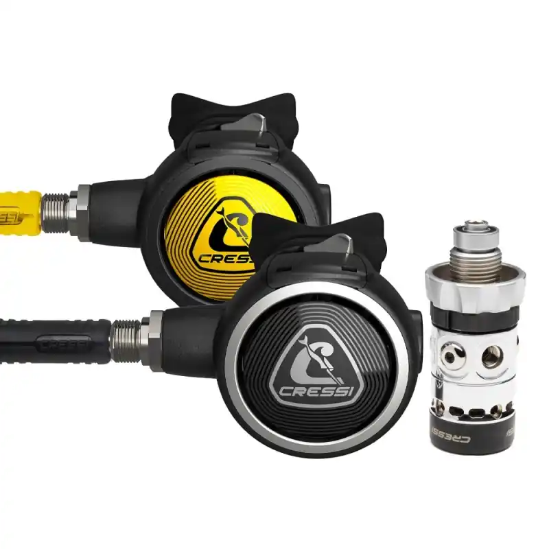 Cressi - AC5 / Zen + Octopus Zen (grau) - DIN Sichere Zahlung