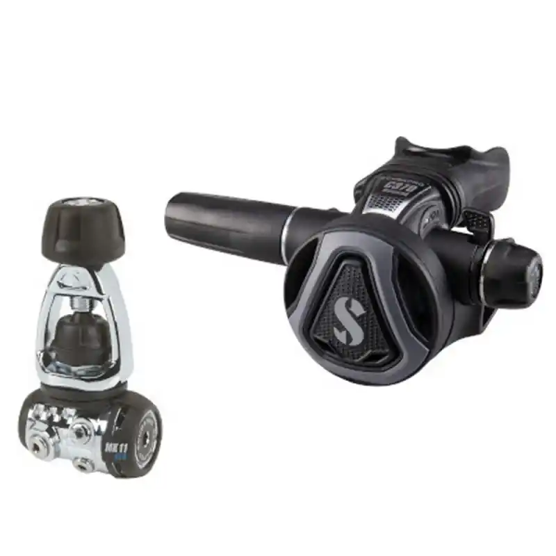 Zertifiziert Scubapro - MK11 Evo INT 232/C370 Atemreglersystem - Farbe Schwarz/Graphit