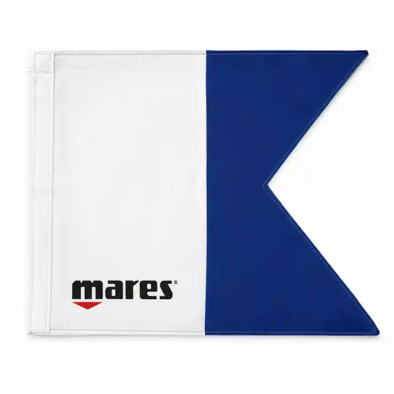 Mares -Taucherflagge Alpha - Größe ca. 60 x 60 cm Must-Have