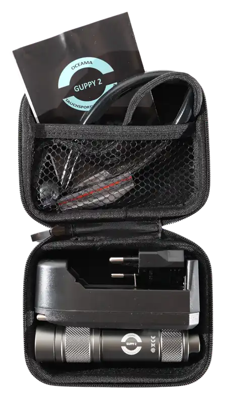 Oceama Guppy 2 – Kompakte LED Tauchlampe (1200 Lumen) Highlight