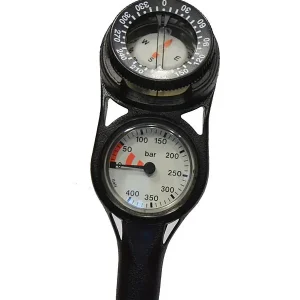 Zweierkonsole Slim Line Manometer & Kompass - Tauchsportvertretungen Top-Seller