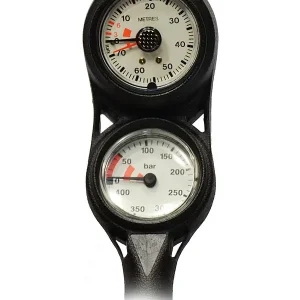 Zweierkonsole Slim Line Manometer & Tiefenmesser- Tauchsportvertretungen Online Kaufen