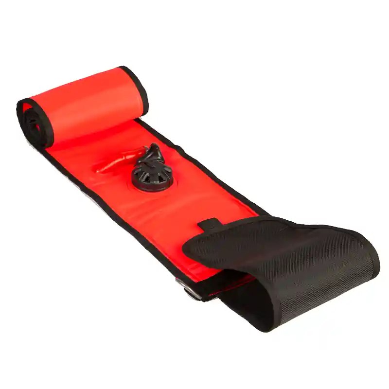 Tec Boje Deluxe mit Ventil orange - 147cm x 16cm - Tauchsportvertretungen Markenware
