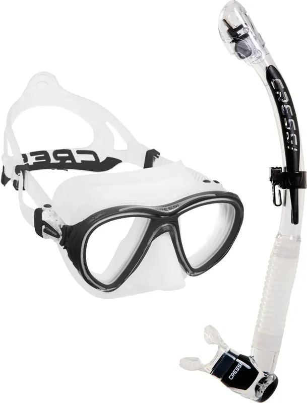Ausverkauf Schnorchel-Set Cressi Quantum & Itaca Ultra Dry