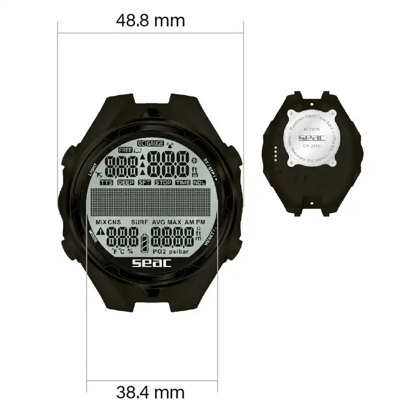 Letzte Chance Seac Action HR Tauchcomputer