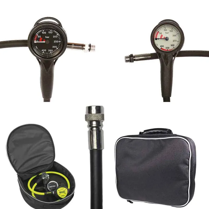 Sale Atemregler Erweiterungs-Bundle – Finimeter, Tasche und Inflatorschlauch