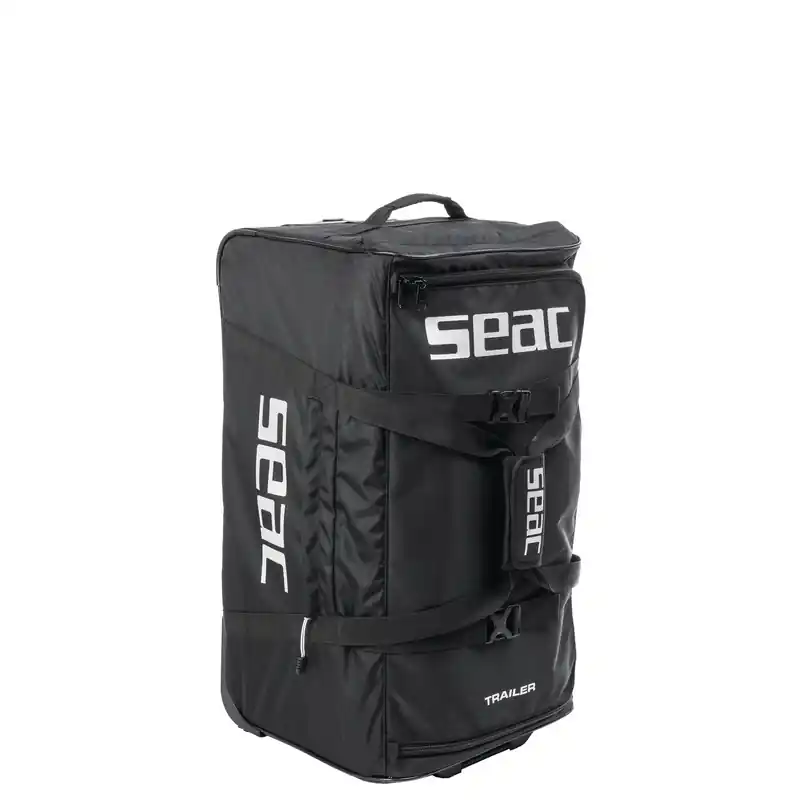 Seac Trailer Rollentasche Schwarz 110 lt, 73x40x38 cm Bestpreis