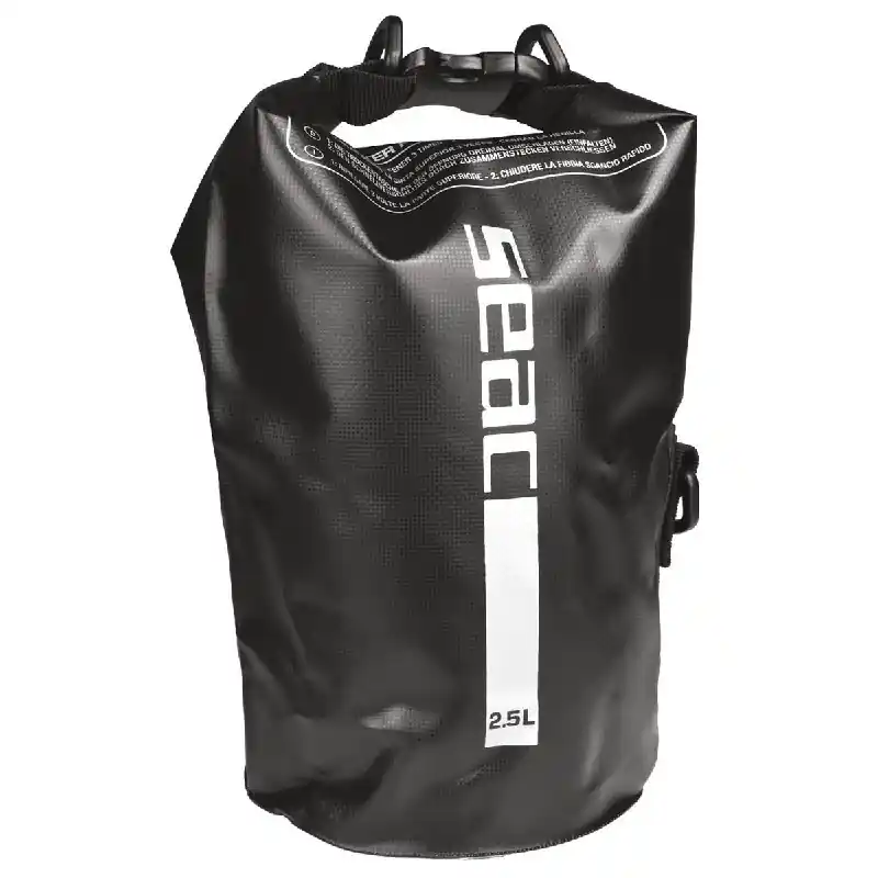 Neu Seac Dry Bag Schwarz 2,5 Liter