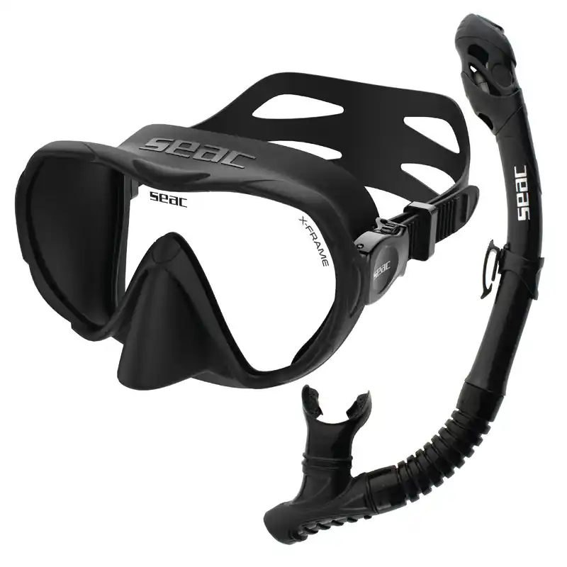 Seac X-Frame Reverse Dry Masken- und Schnorchelset Letzte Chance