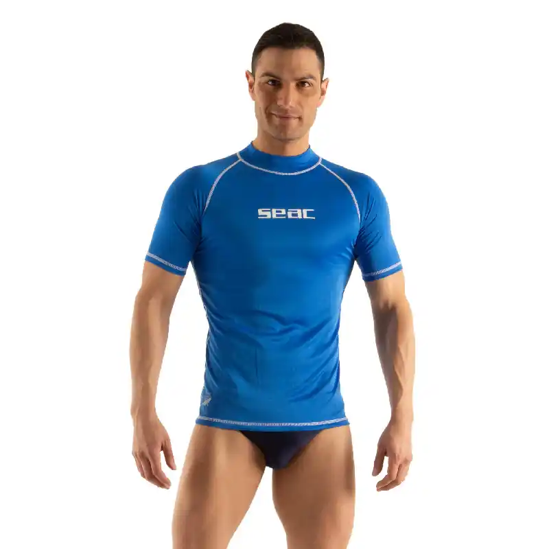 Seac T-Sun Kurz Herren Blau Rashguard Preisreduziert